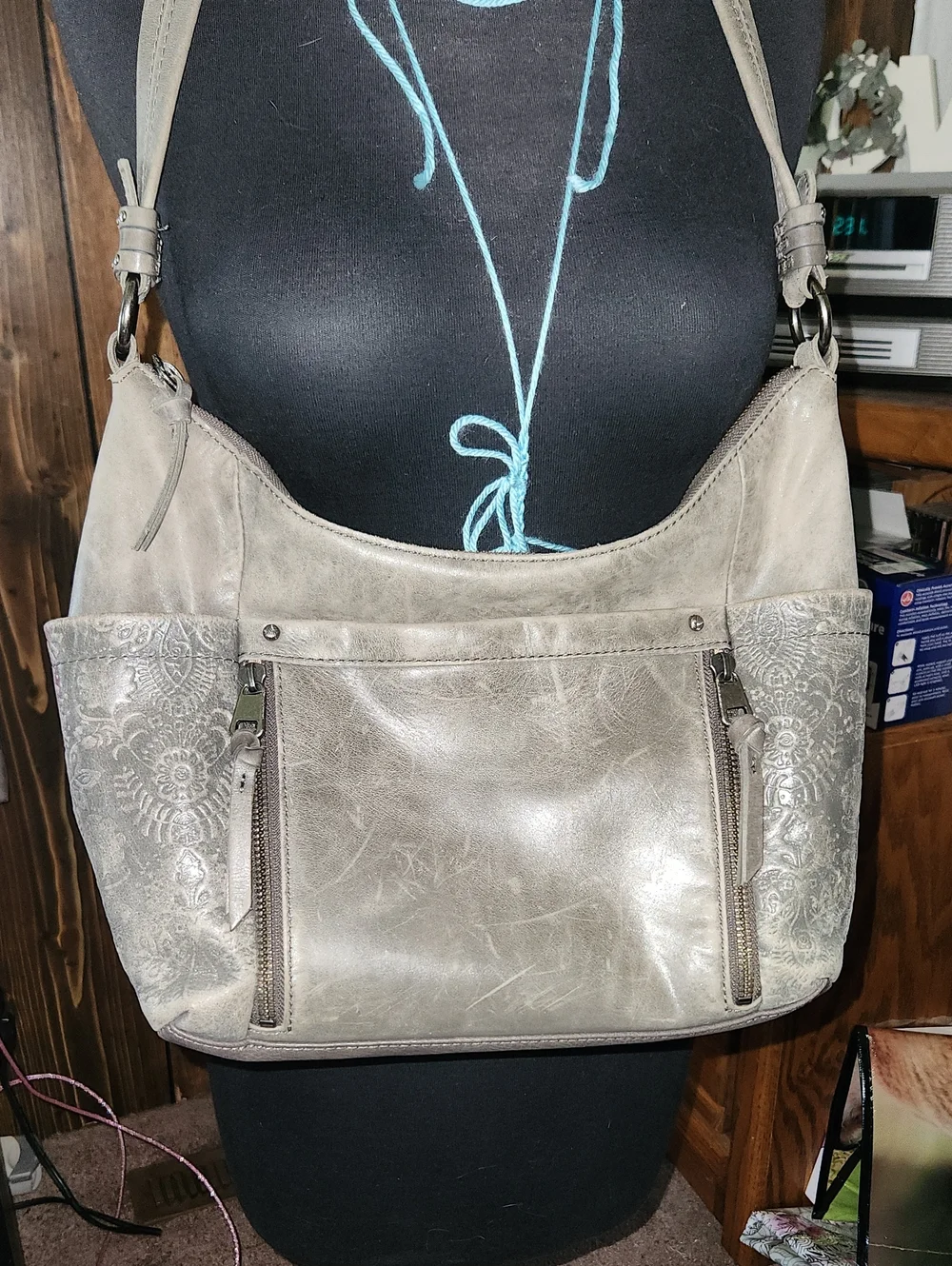 Vintage The Sak Leather Shoulder Bag